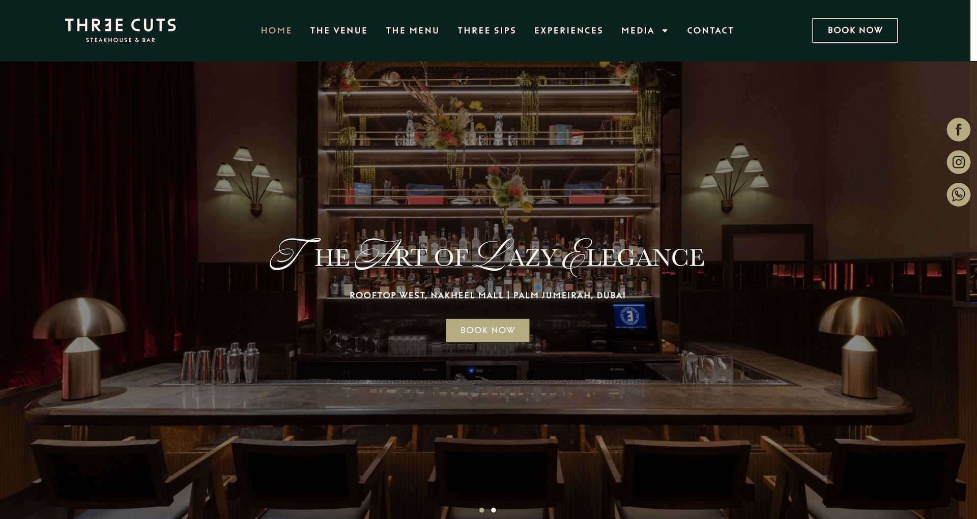 THREE CUTS x THREE SIPS | Steakhouse & Bar